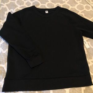 Black old navy sweatshirt, size Large